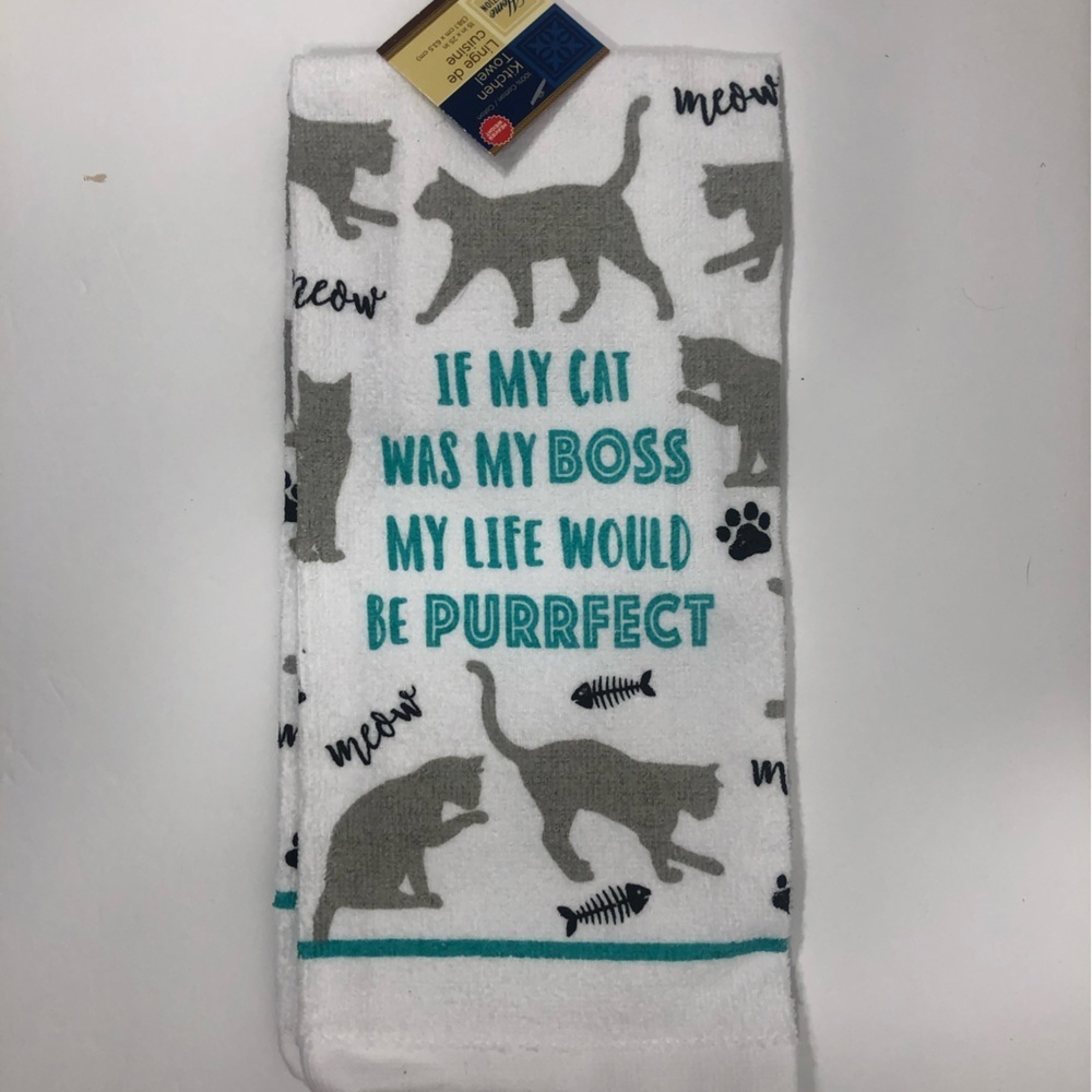 Cat Lover Kitchen Towel